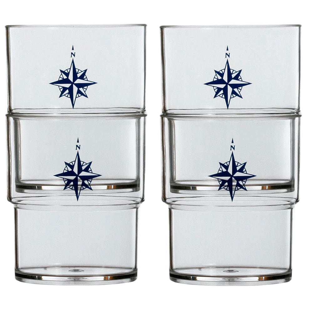 Marine Business Stackable Glass Set - NORTHWIND - Set of 12 - Boat Outfitting | Deck / Galley - Marine Business