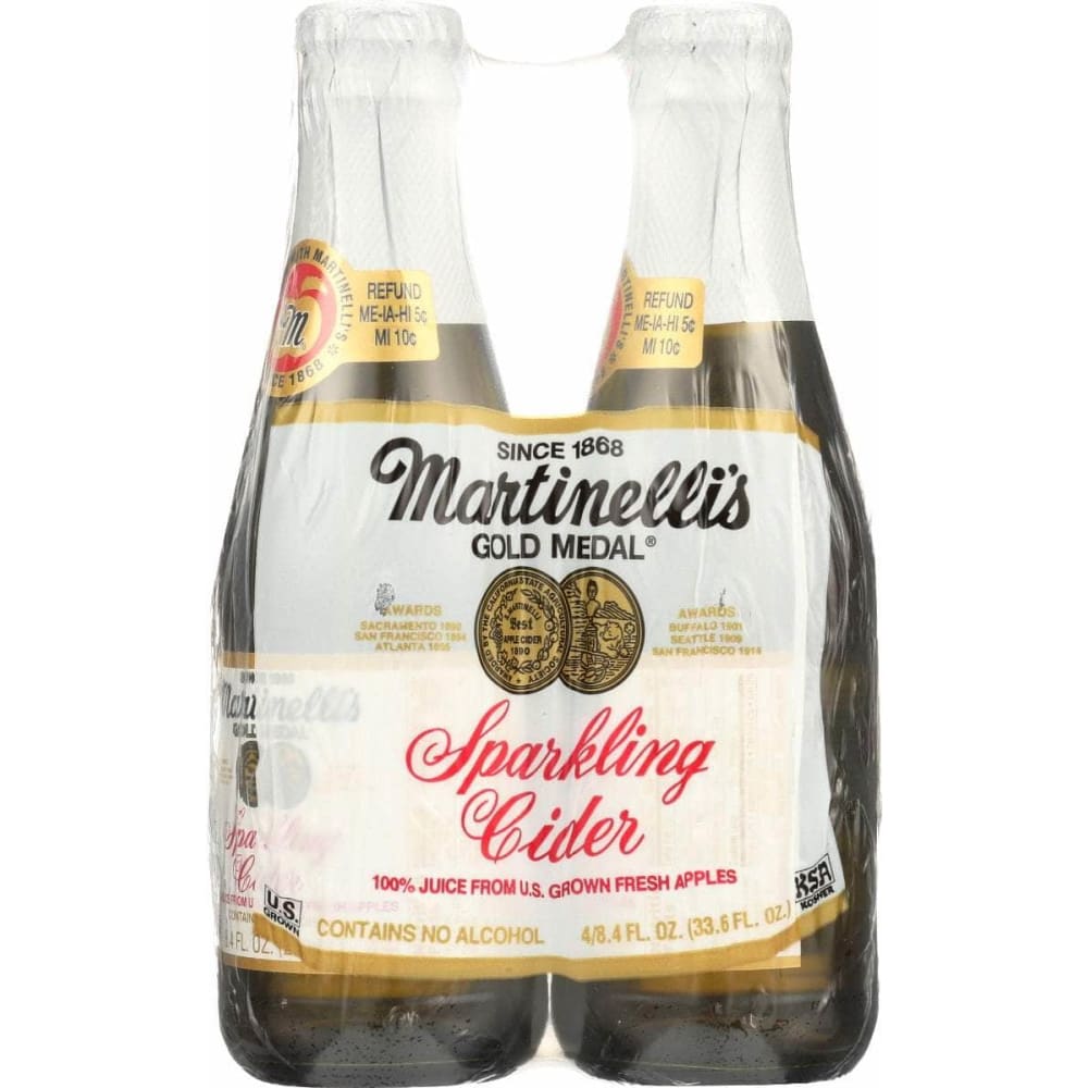 MARTINELLI'S MARTINELLI Juice Sprkl Cider 4Pk, 33.6 fo