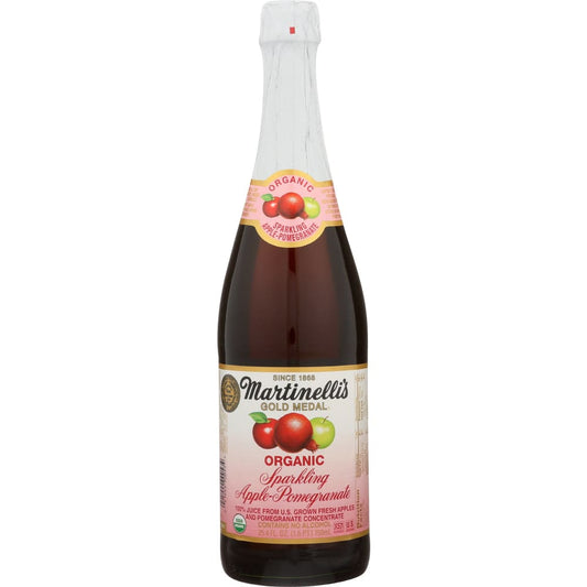 MARTINELLI: Organic Sparkling Apple Pomegranate 25.4 oz (Pack of 4) - Grocery > Beverages > Juices - MARTINELLI
