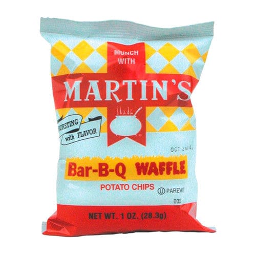 Martin’s BBQ Waffle Chips 1oz (Case of 30) - Snacks/Bulk Snacks - Martin’s