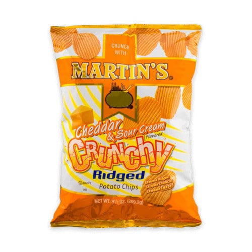 Martin’s Cheddar & Sour Cream Potato Chips 9oz (Case of 9) - Snacks/Bulk Snacks - Martin’s