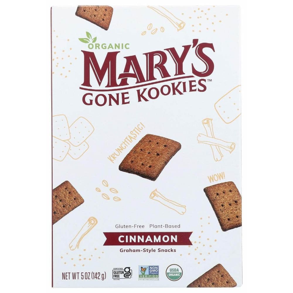 MARYS GONE COOKIES Grocery > Snacks > Cookies MARYS GONE CRACKERS: Cinnamon Kookies, 5 oz