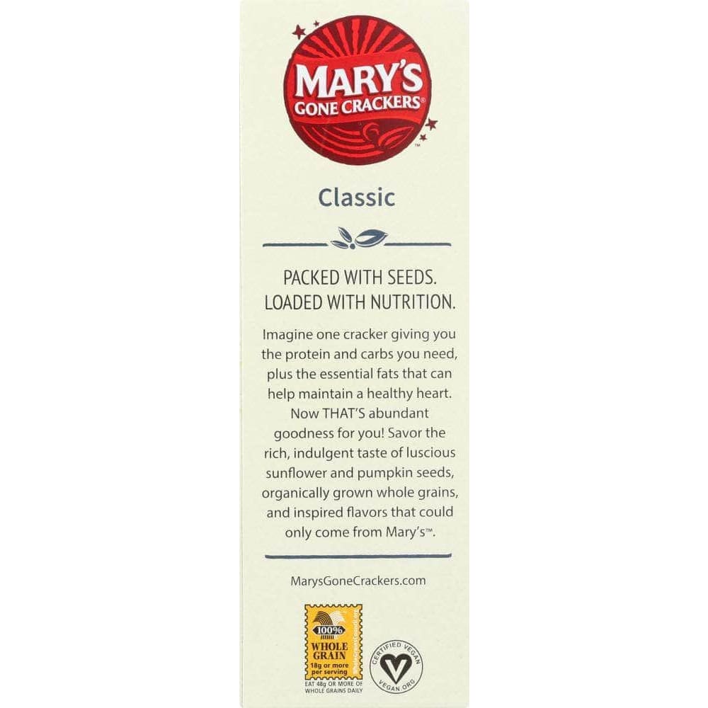 Marys Gone Crackers Mary's Gone Crackers Organic Gluten Free Super Seed Crackers, 5.5 oz