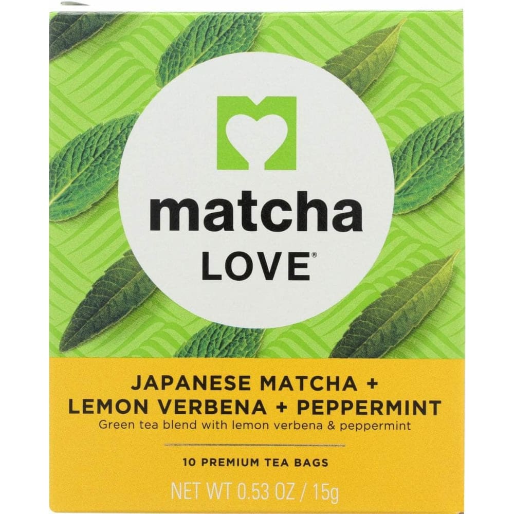 MATCHA LOVE Grocery > Beverages > Coffee, Tea & Hot Cocoa MATCHA LOVE Japanese Matcha Plus Lemon Verbena Plus Peppermint, 0.53 oz