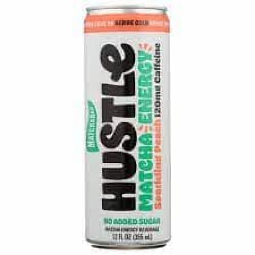 MATCHABAR MATCHABAR Energy Drink Hustle Peach, 12 fo