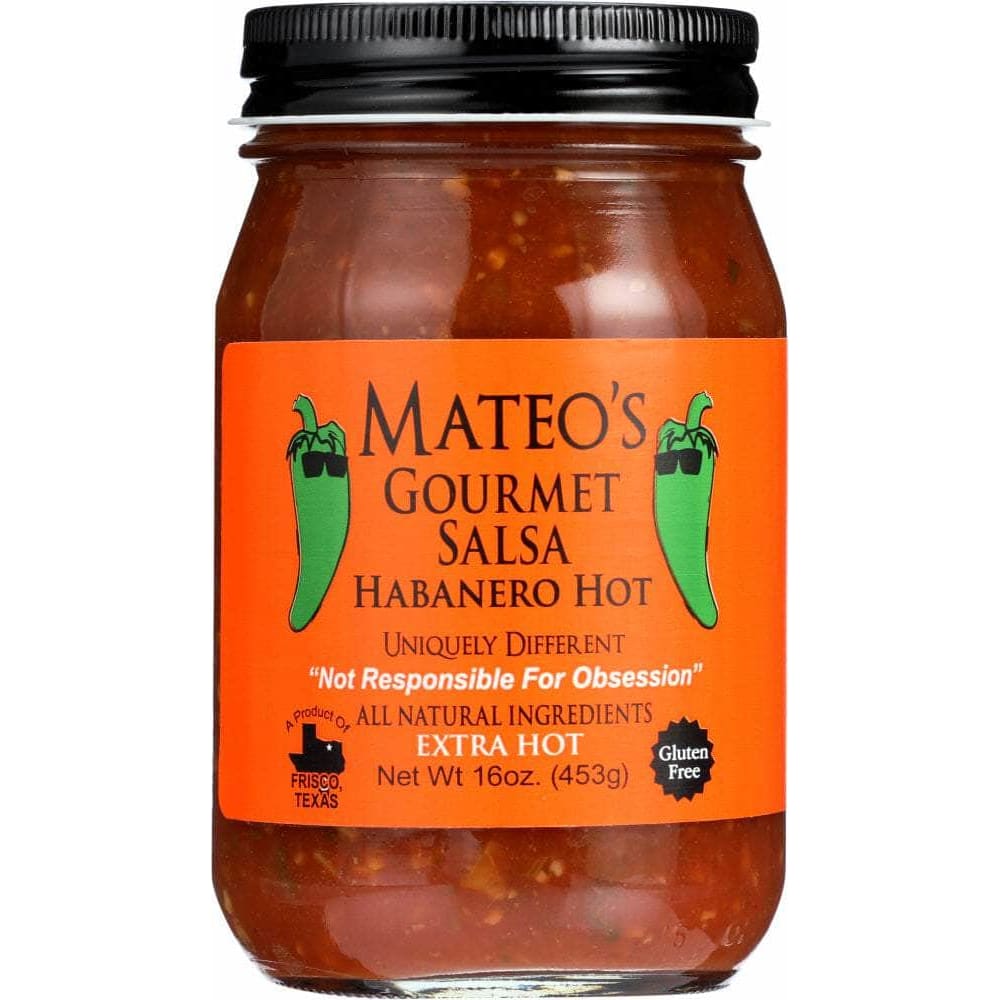 Mateos Mateo's Gourmet Habanero Salsa, 16 Oz