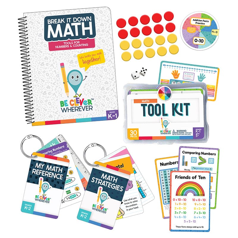 Math Student Bundle Grade 1 (Pack of 2) - Manipulative Kits - Carson Dellosa Education