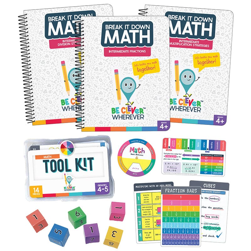 Math Student Bundle Grade 4 (Pack of 2) - Manipulative Kits - Carson Dellosa Education