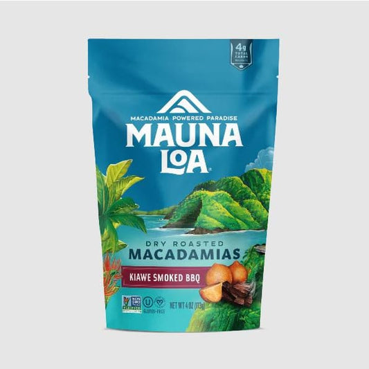MAUNA LOA: Macadamia Smoked Bbq 4 oz (Pack of 4) - Nuts - MAUNA LOA