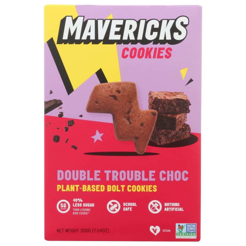MAVERICKS: Double Chocolate Cookies 7.04 oz (Pack of 5) - MAVERICKS