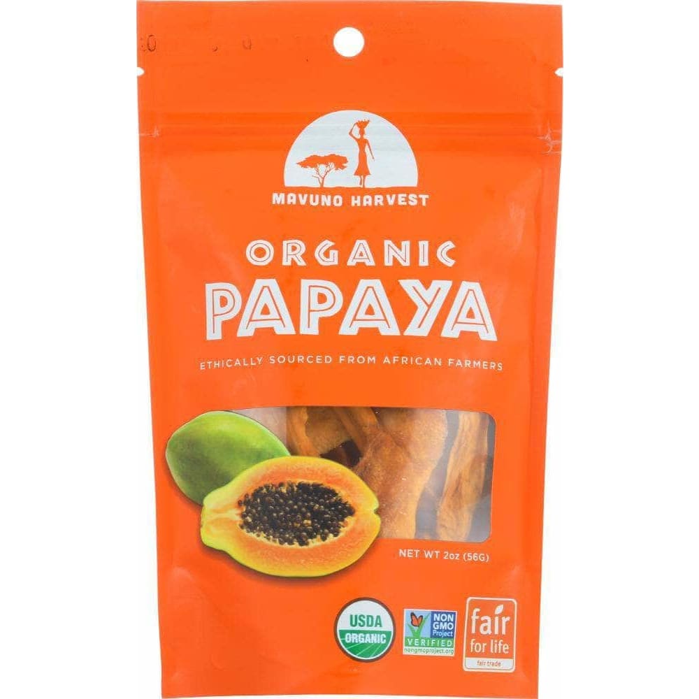 Mavuno Harvest Mavuno Harvest Dried Fruit Organic Papaya, 2 oz