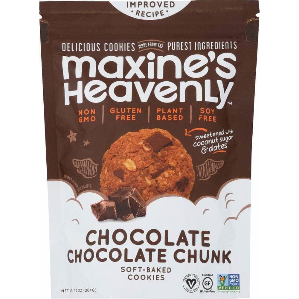 Maxines Heavenly Maxines Heavenly Cookie Chocolate Chocolate Chunk, 7.2 oz