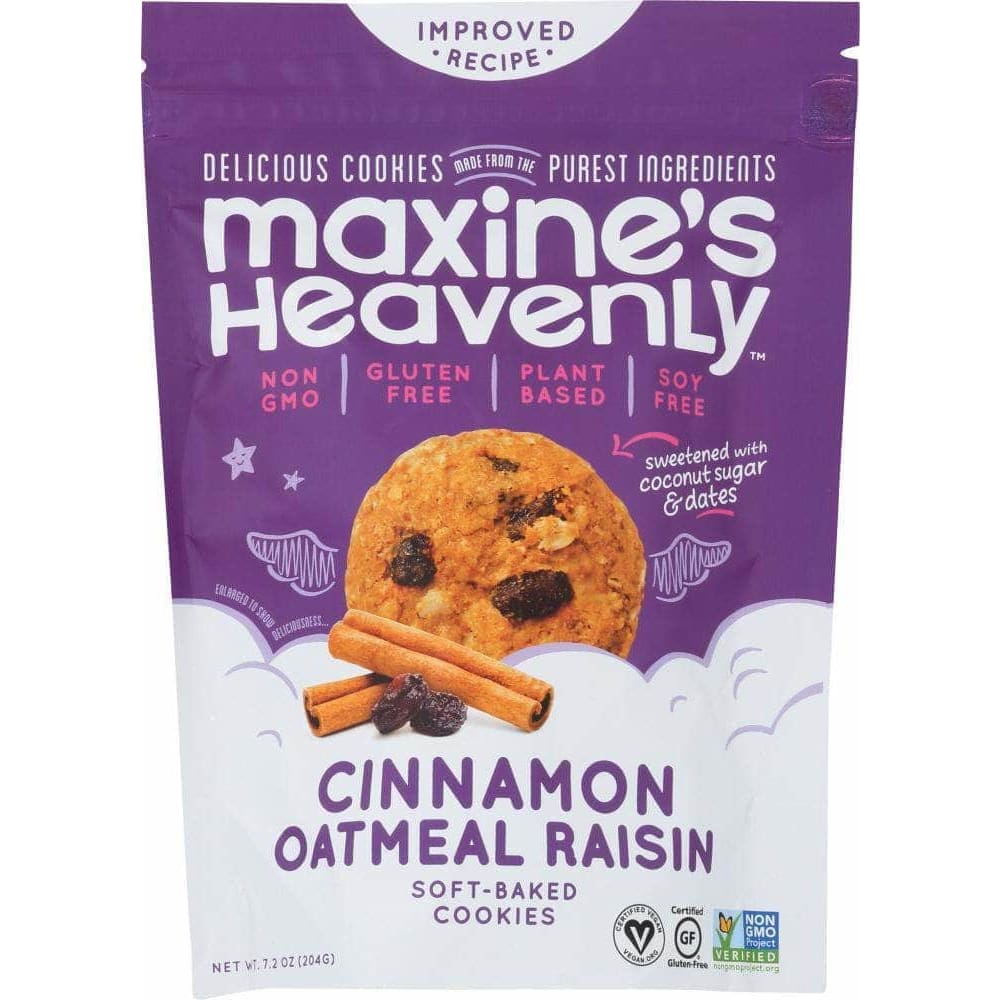 Maxines Heavenly Maxines Heavenly Cookie Raisin Cinnamon Oatmeal, 7.2 oz