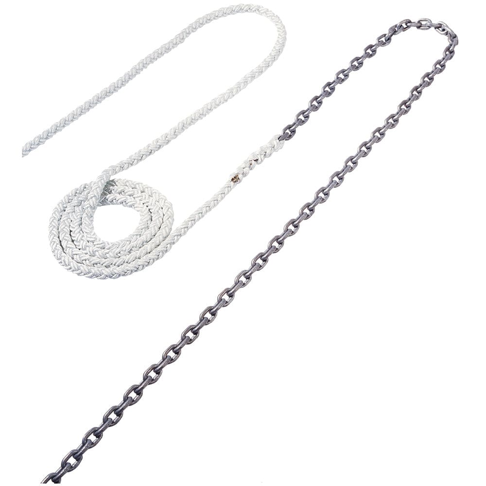 Maxwell Anchor Rode 15’ 1/ 4 Chain to 300’ 1/ 2 Nylon Brait - Anchoring & Docking | Rope & Chain - Maxwell