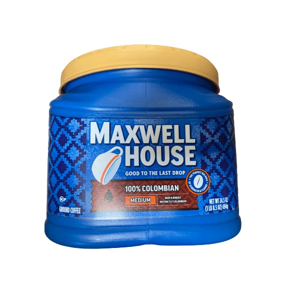Maxwell House Maxwell House Medium Roast 100% Colombian Ground Coffee, 24.5 oz. Canister