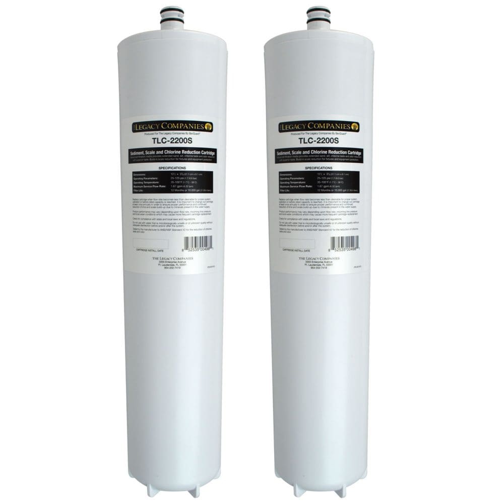 Maxx Ice Carbon Block Water Filter Replacement Cartridge 2 pk. (TLC-2200S-DBLP) - Commercial Ice Machines - Maxx