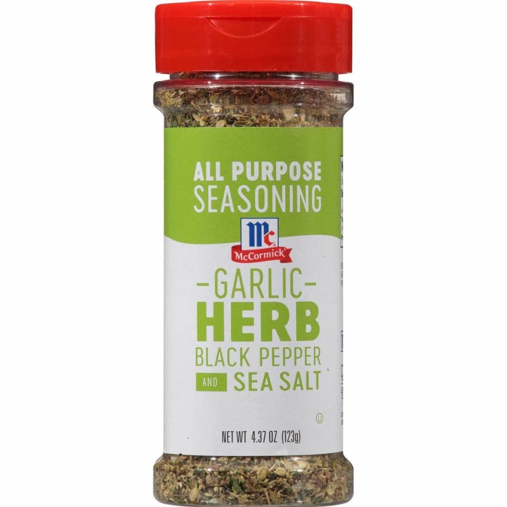 MCCORMICK MC CORMICK Garlic Herb Black Pepper And Sea Salt All Purpose Seasoning, 4.37 oz