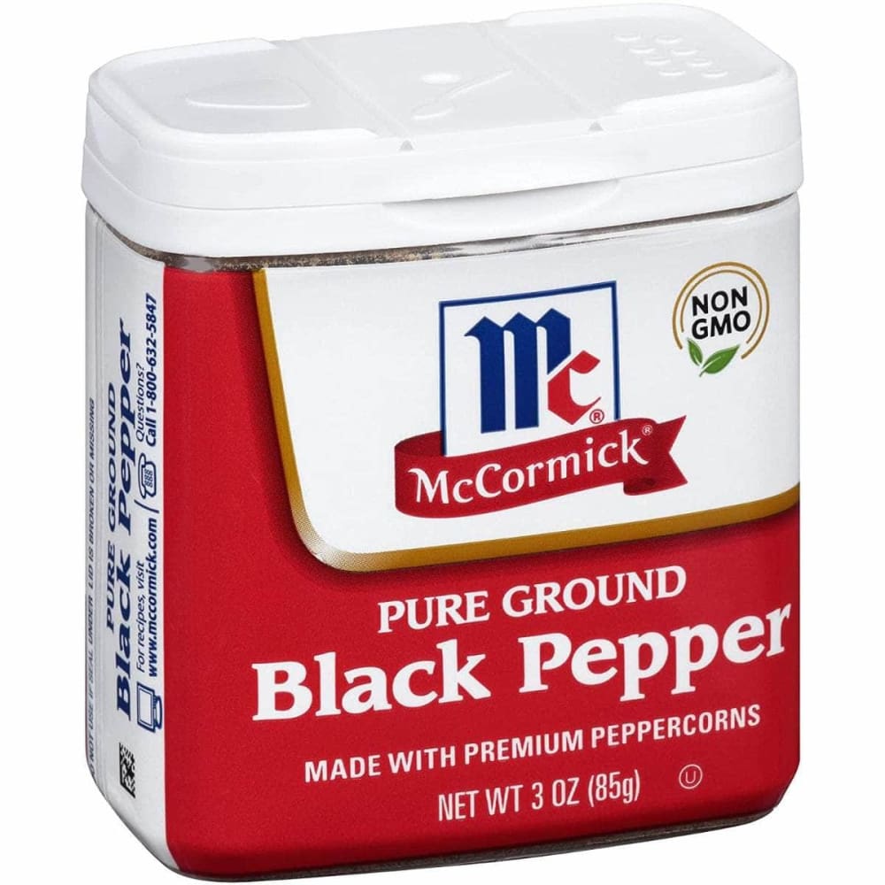 MCCORMICK MC CORMICK Pure Ground Black Pepper, 3 oz