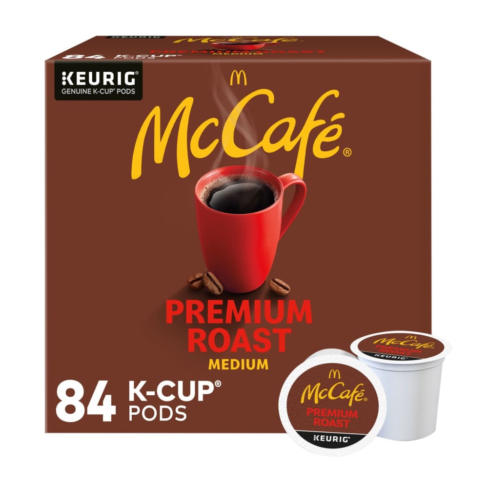 McCafe Premium Roast Coffee K-Cup Packs 84 ct. - Home/Grocery Household & Pet/Coffee Tea & Creamer/Coffee/ - McCafe