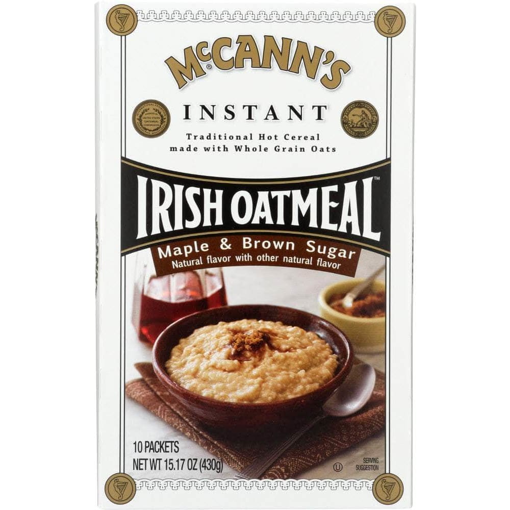 Mccanns Mccann's Instant Maple and Brown Sugar Irish Oatmeal, 15.1 oz