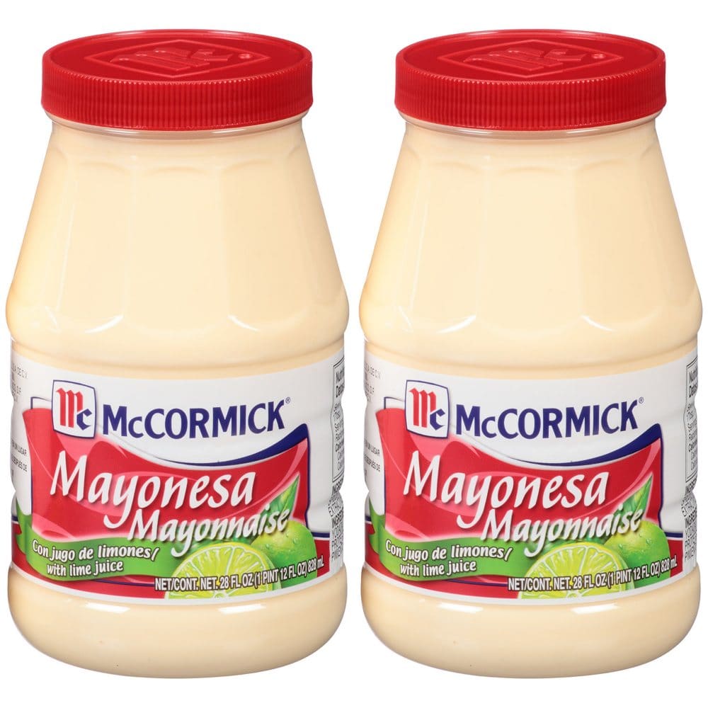 McCormick Mayonnaise with Lime Juice (28 oz. 2 pk.) - Condiments Oils & Sauces - McCormick