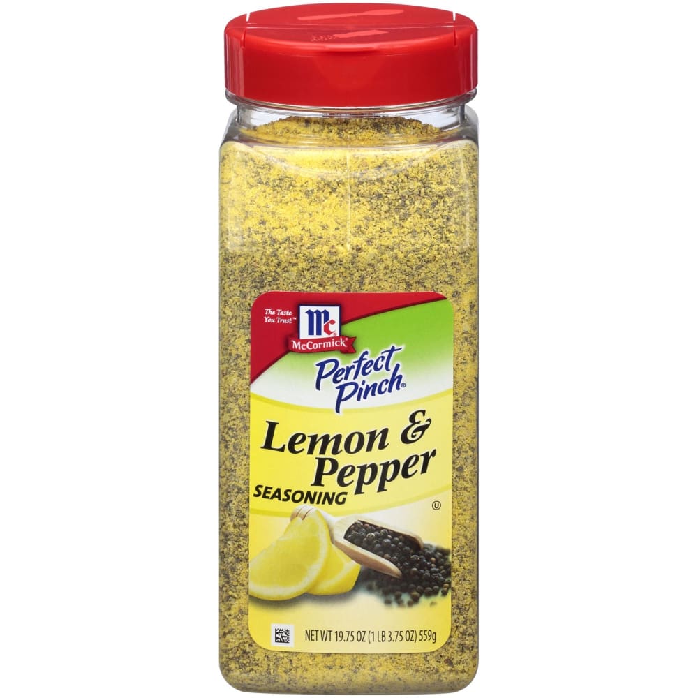 McCormick Perfect Pinch Lemon & Pepper Seasoning 19.75 oz. - McCormick
