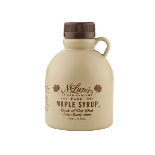 McLures Very Dark Maple Syrup 16oz (Case of 12) - Baking/Sugar & Sweeteners - McLures