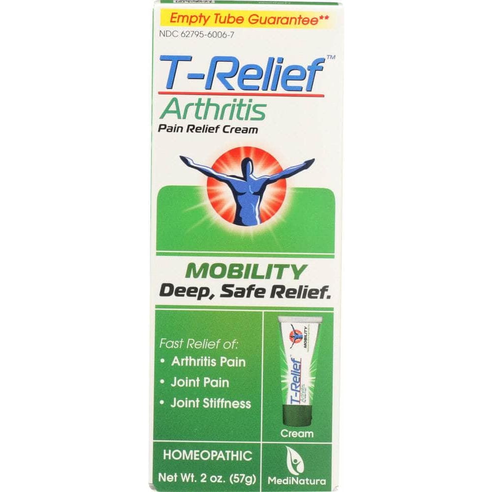 MEDINATURA Medinatura T-Relief Arthritis Pain Relief Cream, 57 Gm