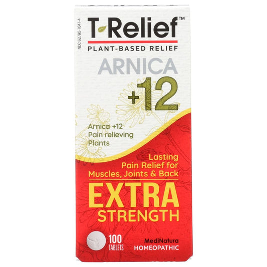 MEDINATURA: T Relief Extra Strength Pain Relief 100 tb (Pack of 2) - Herbs & Homeopathic > HOMEOPATHIC MEDICINES > HOMEOPATHIC MEDICINE PAIN
