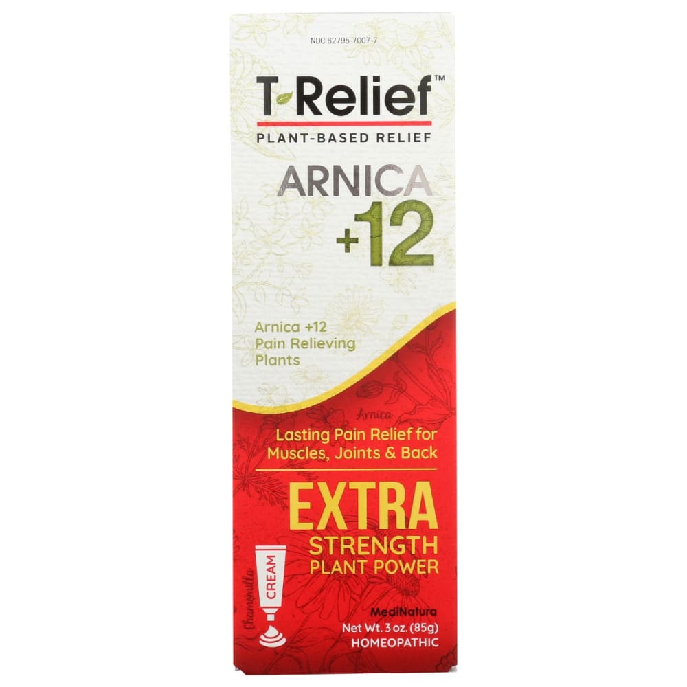 MEDINATURA: T Relief Extra Strength Pain Cream 3 oz (Pack of 2) - MEDINATURA