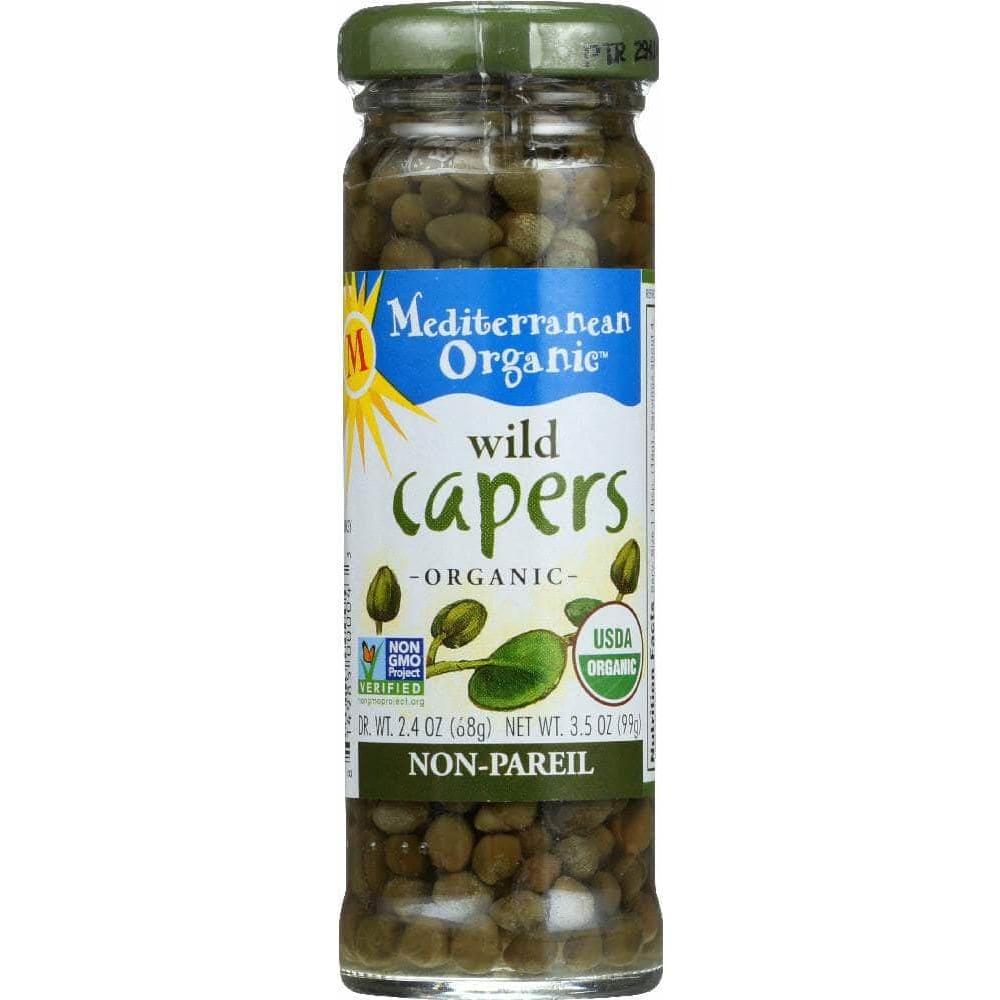 Mediterranean Organic Mediterranean Organics Wild Capers Non-Pareil, 3.5 oz