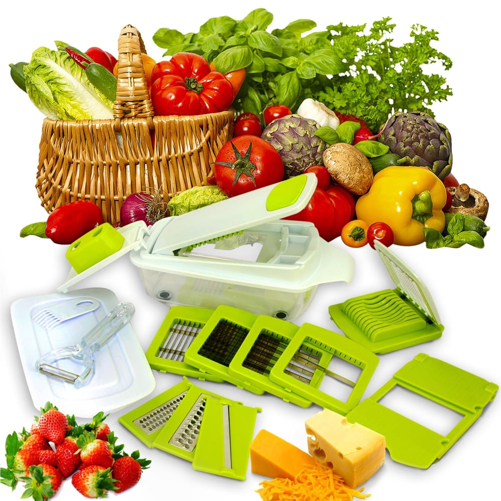 MegaChef 8-in-1 Multi-Use Slicer Dicer - Home/Home/Housewares/Food Prep & Kitchen Gadgets/ - Unbranded