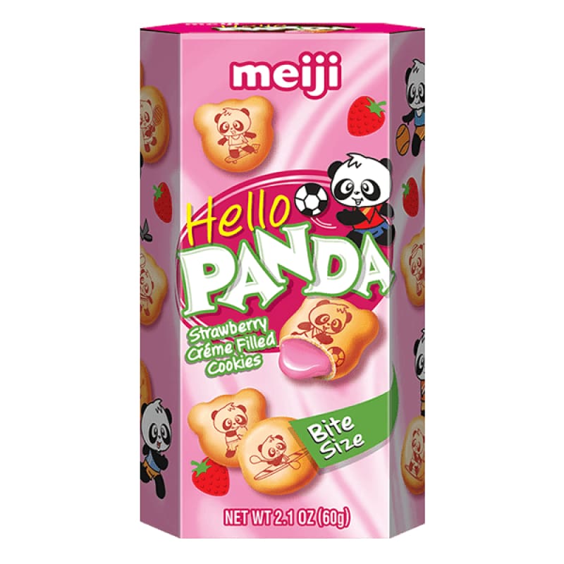 MEIJI MEIJI Cookie Strbry Hello Panda, 2.1 oz