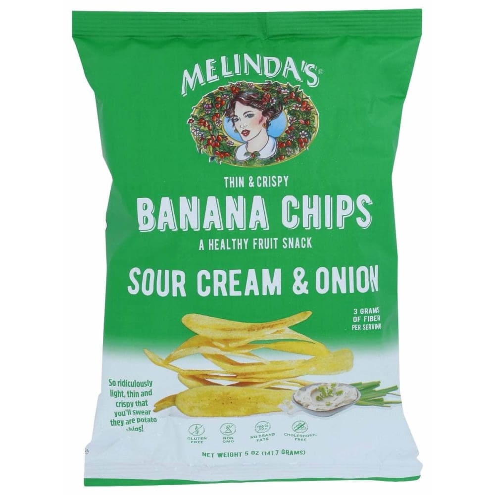MELINDAS Grocery > Snacks > Chips MELINDAS: Banana Chips Sour Cream and Onion, 5 oz