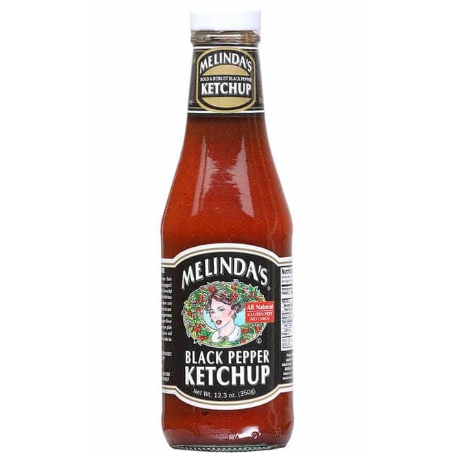 MELINDAS Melindas Ketchup Black Pepper, 12.3 Oz