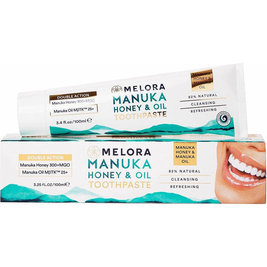 MELORA Melora Toothpaste Honey Oil, 3.25 Fo