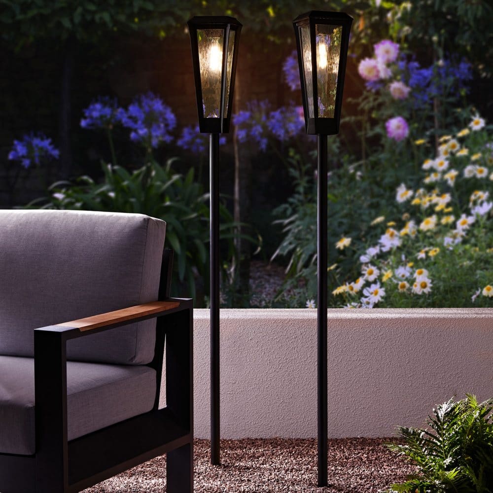 Member’s Mark 2-Piece Draper Solar Lamp Set - Outdoor & Patio - ShelHealth