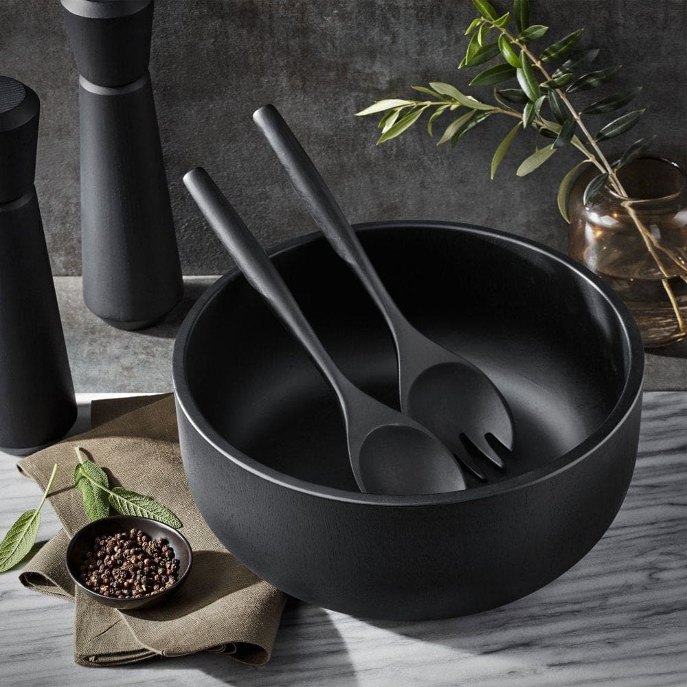 Member’s Mark 3 Piece Acacia Wood Salad Serving Set - Serveware - Member’s