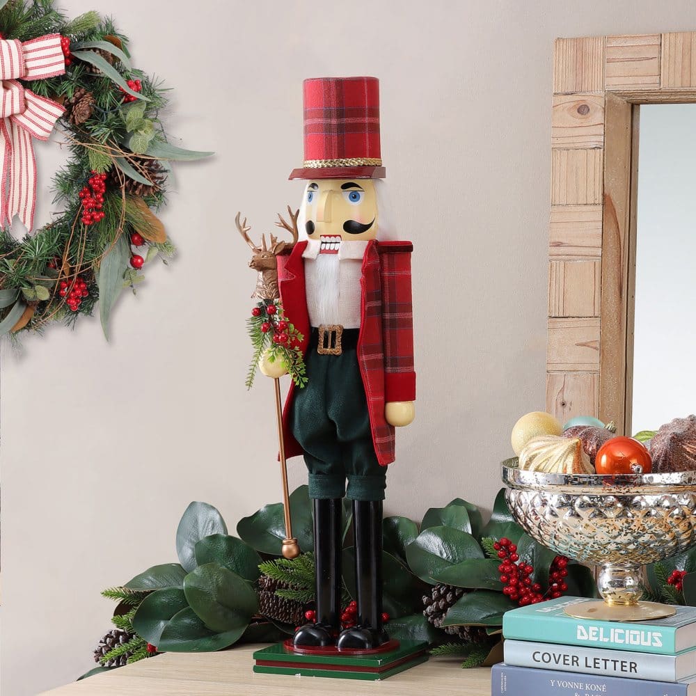 Member’s Mark 32 Decorative Wooden Nutcracker (Redï¼‰ - Cozy Christmas - Member’s