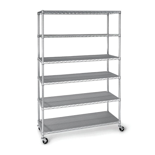 Member’s Mark 6-Tier NSF Heavy Duty Wire Shelving 47.75 W x 18 D x 75.5 H - Garage Shelving - Member’s
