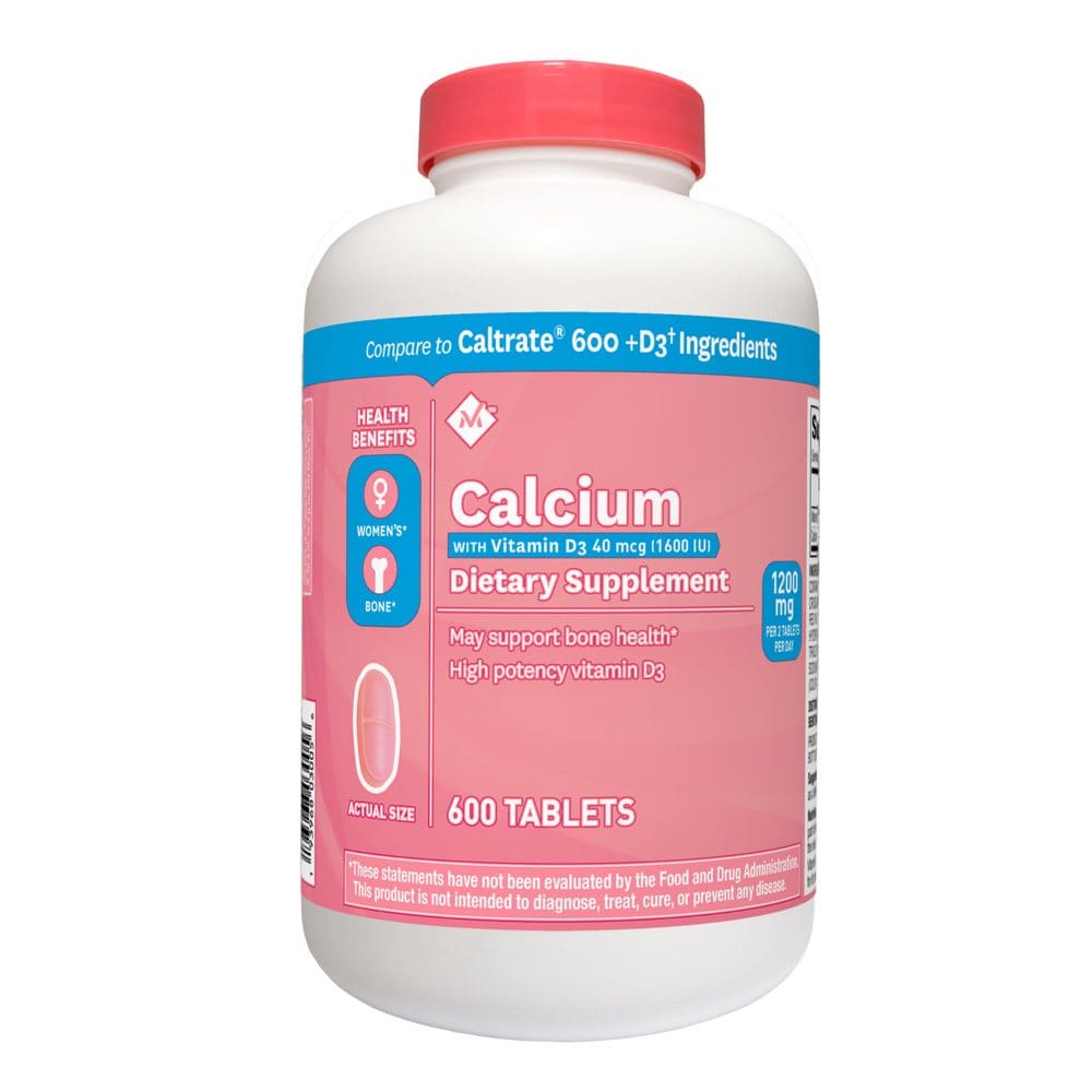 Member’s Mark 600mg Calcium + D3 Dietary Supplement (600 ct.) - Vitamins & Supplements - Member’s