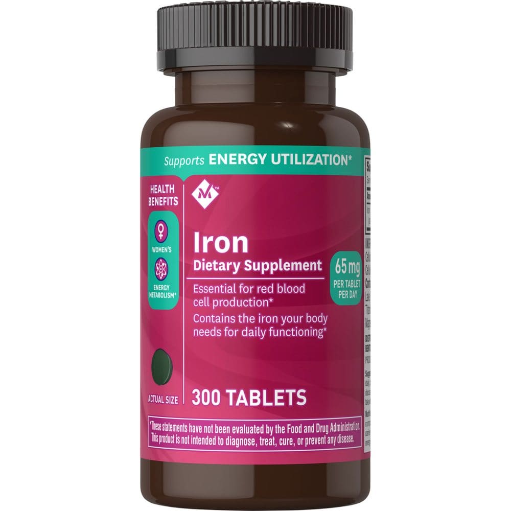 Member’s Mark 65 mg Iron Dietary Supplement (300 ct.) - Healthier You - Member’s
