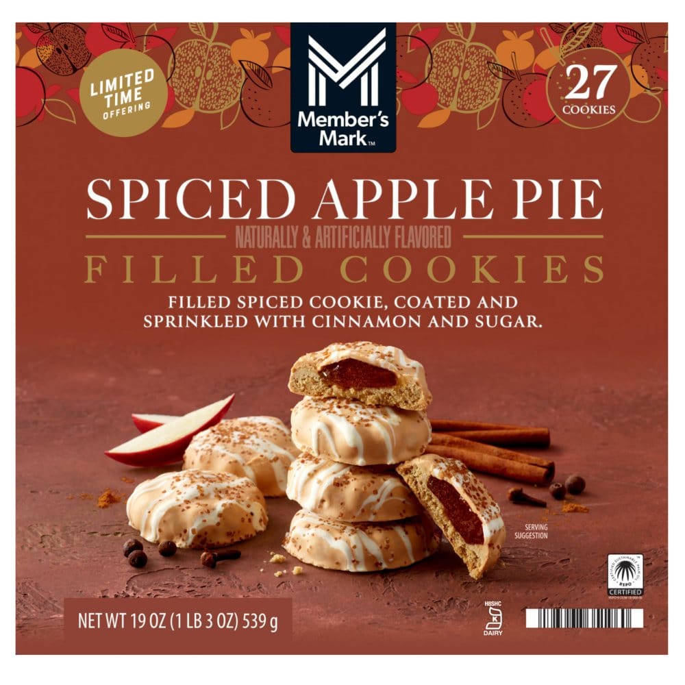 Member’s Mark Apple Pie Filled Cookies (19 oz.) - New Items - ShelHealth