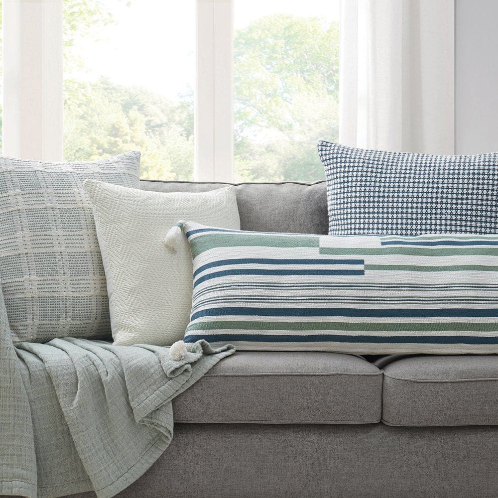 Member’s Mark Broken Lines Woven Decorative Pillow 14 x 36 - Decorative Pillows - ShelHealth