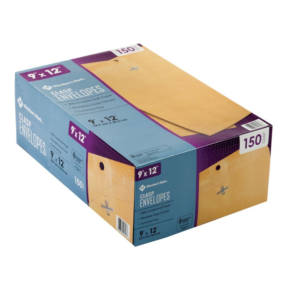 Member’s Mark Clasp Envelope 9 x 12 (150 ct.) - Office & Technology - Member’s