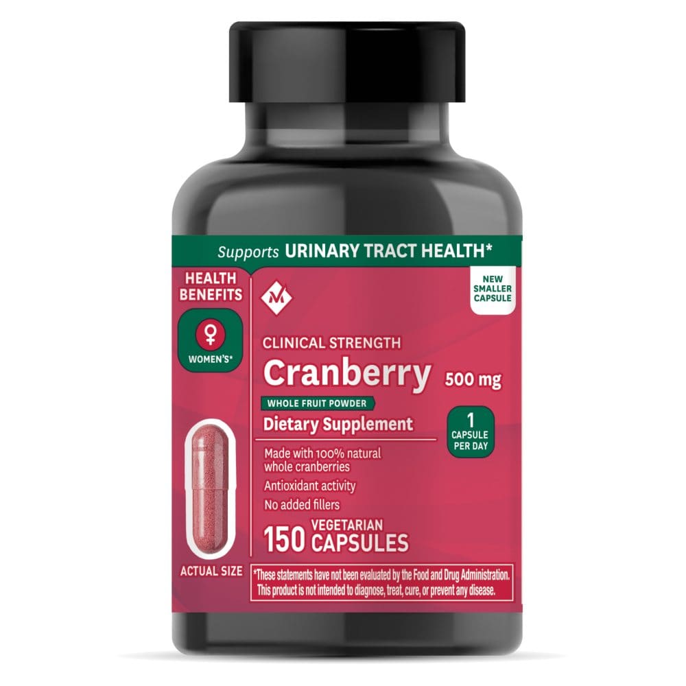 Member’s Mark Clinical Strength Cranberry Dietary Supplement 500 mg (150 ct.) - Vitamins & Supplements - Member’s