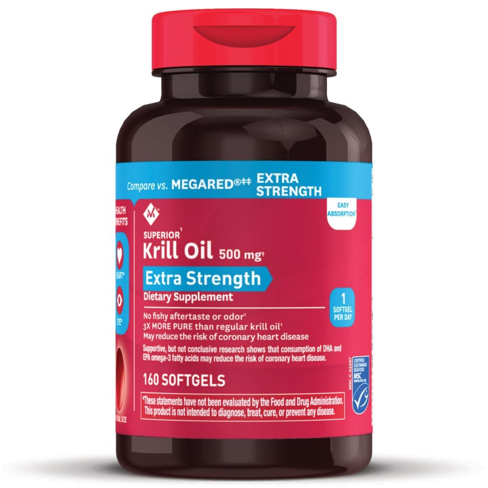 Member’s Mark Extra-Strength Krill Oil 500 mg (160 ct.) - Vitamins & Supplements - Member’s
