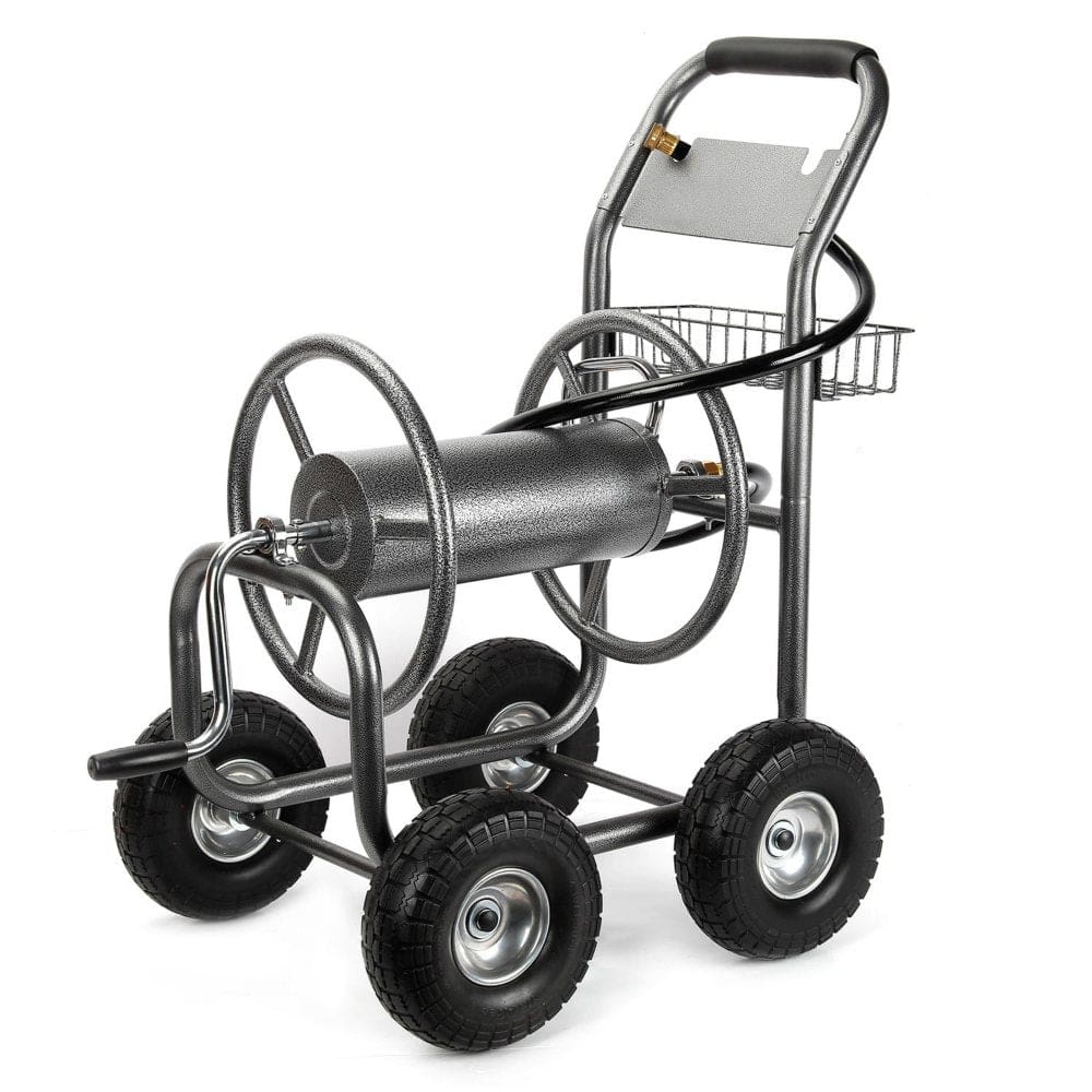 Member’s Mark Garden Hose Reel Cart with Steel Basket - Sheds & Outdoor Storage - ShelHealth