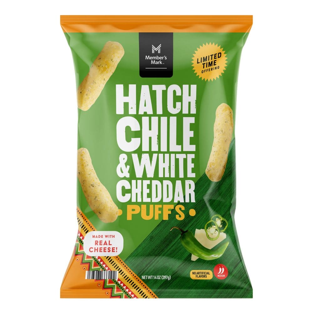 Member’s Mark Hatch and White Cheddar Corn Puff (14 oz.) - Limited Time Snacks - Member’s