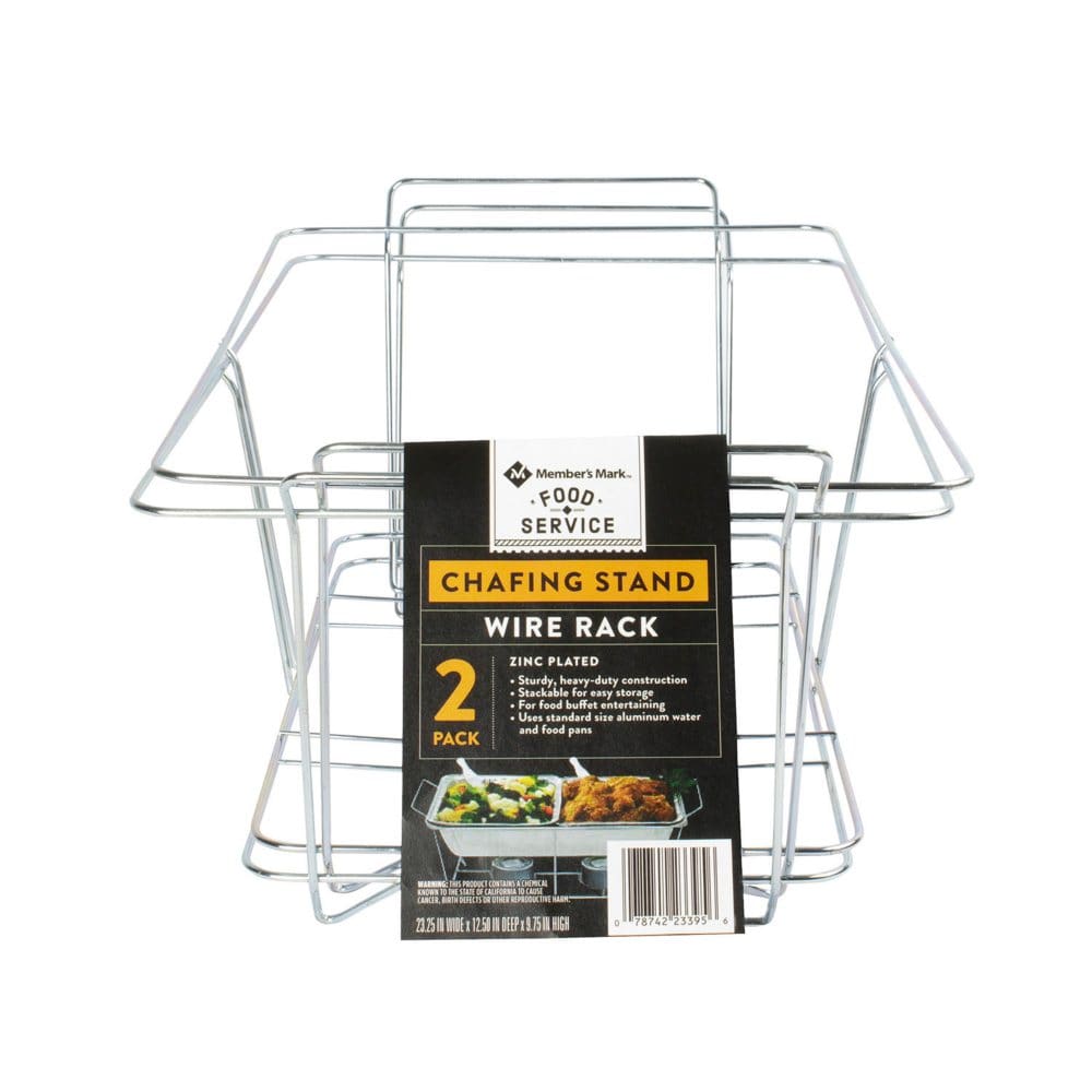 Member’s Mark Heavy Duty Chafing Stand Wire Rack (2 pk.) (Pack of 2) - Catering & Buffet Trays - Member’s